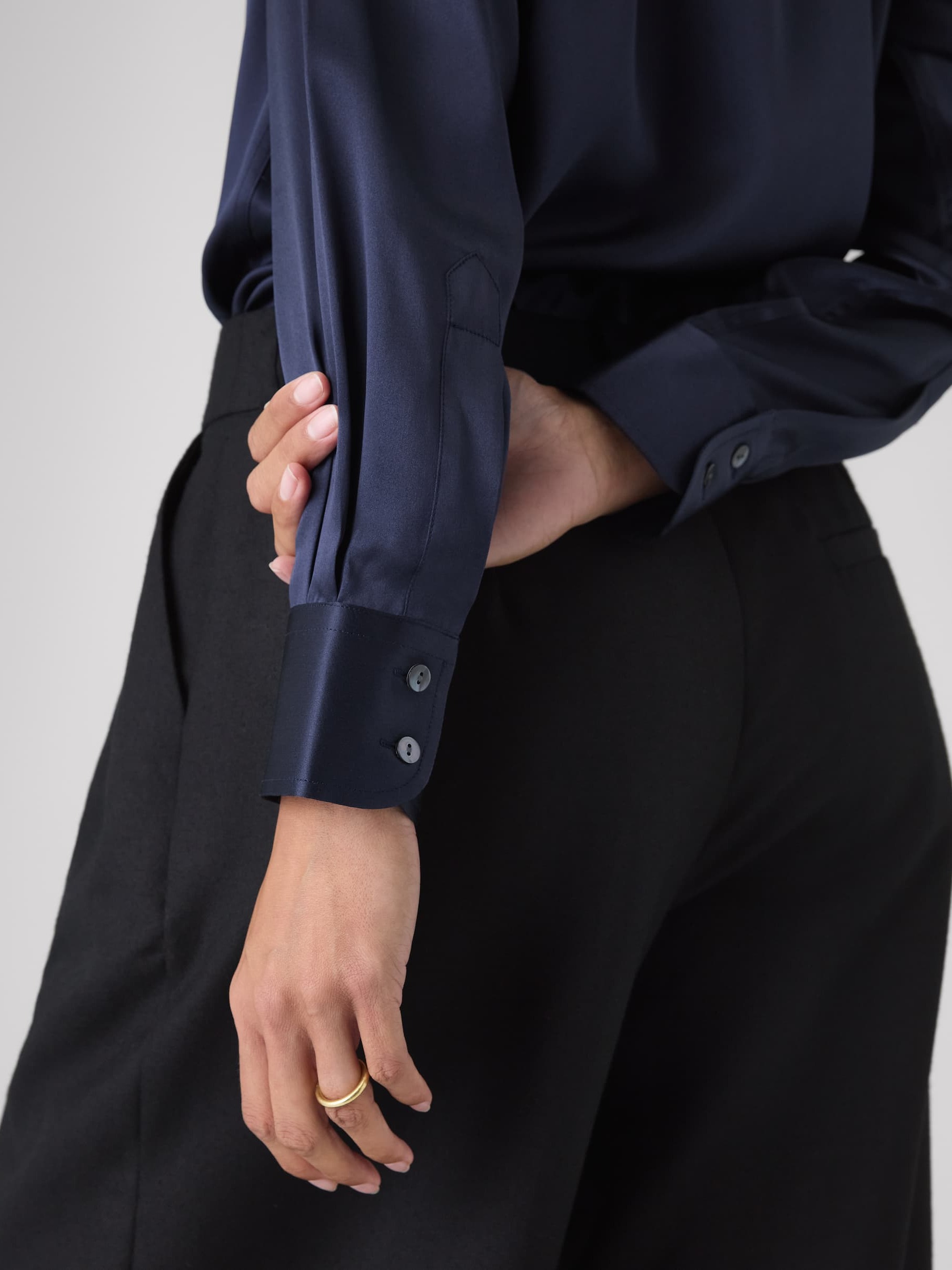 The Boyfriend: Silk, Navy