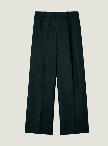 Rampling Trouser Linen Navy Blue 