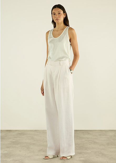 Rampling Trouser Linen Ivory