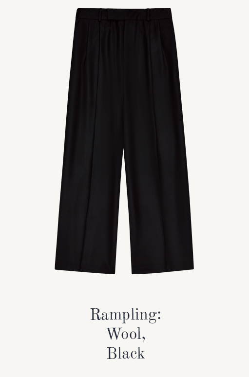 Rampling Trouser Wool Black