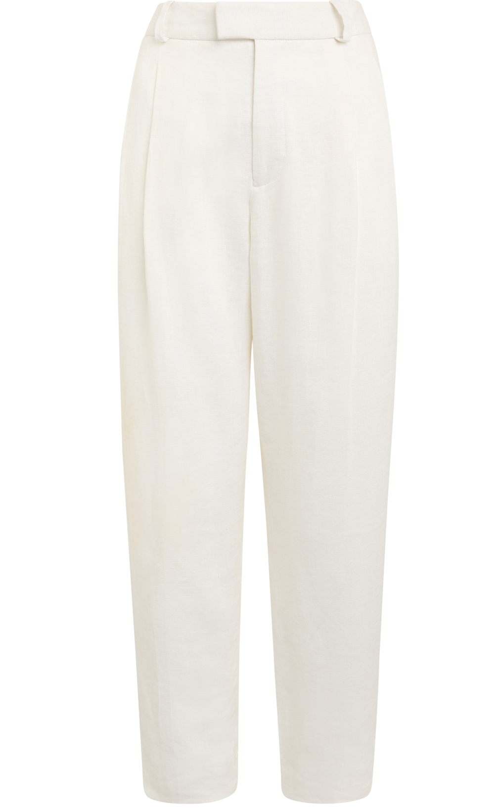 Christy Tapered Trouser: Linen, Ivory