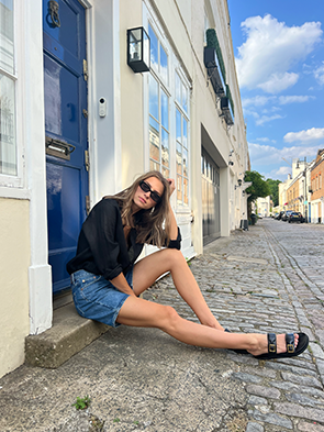 The Boyfriend: Linen, Black