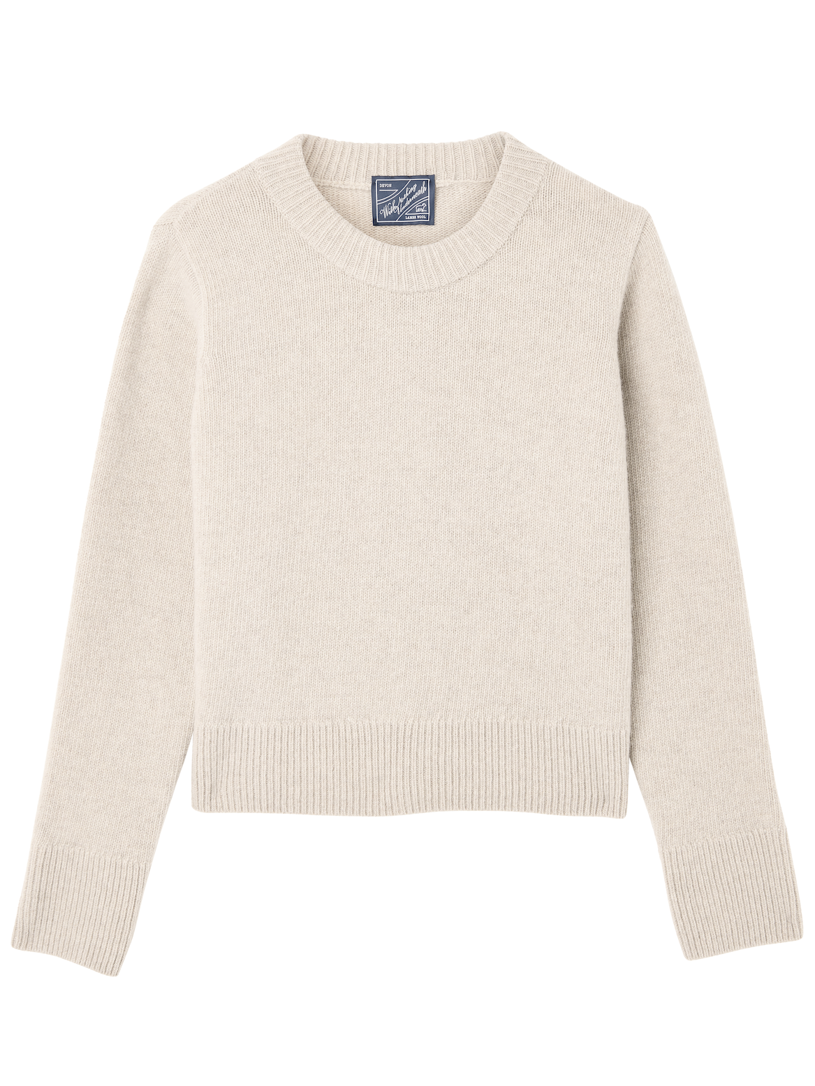 Devon Jumper: Wool, Oatmeal