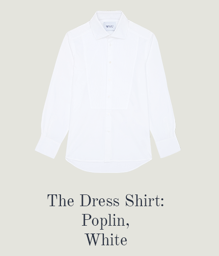 The Dress Shirt: Fine Poplin, White