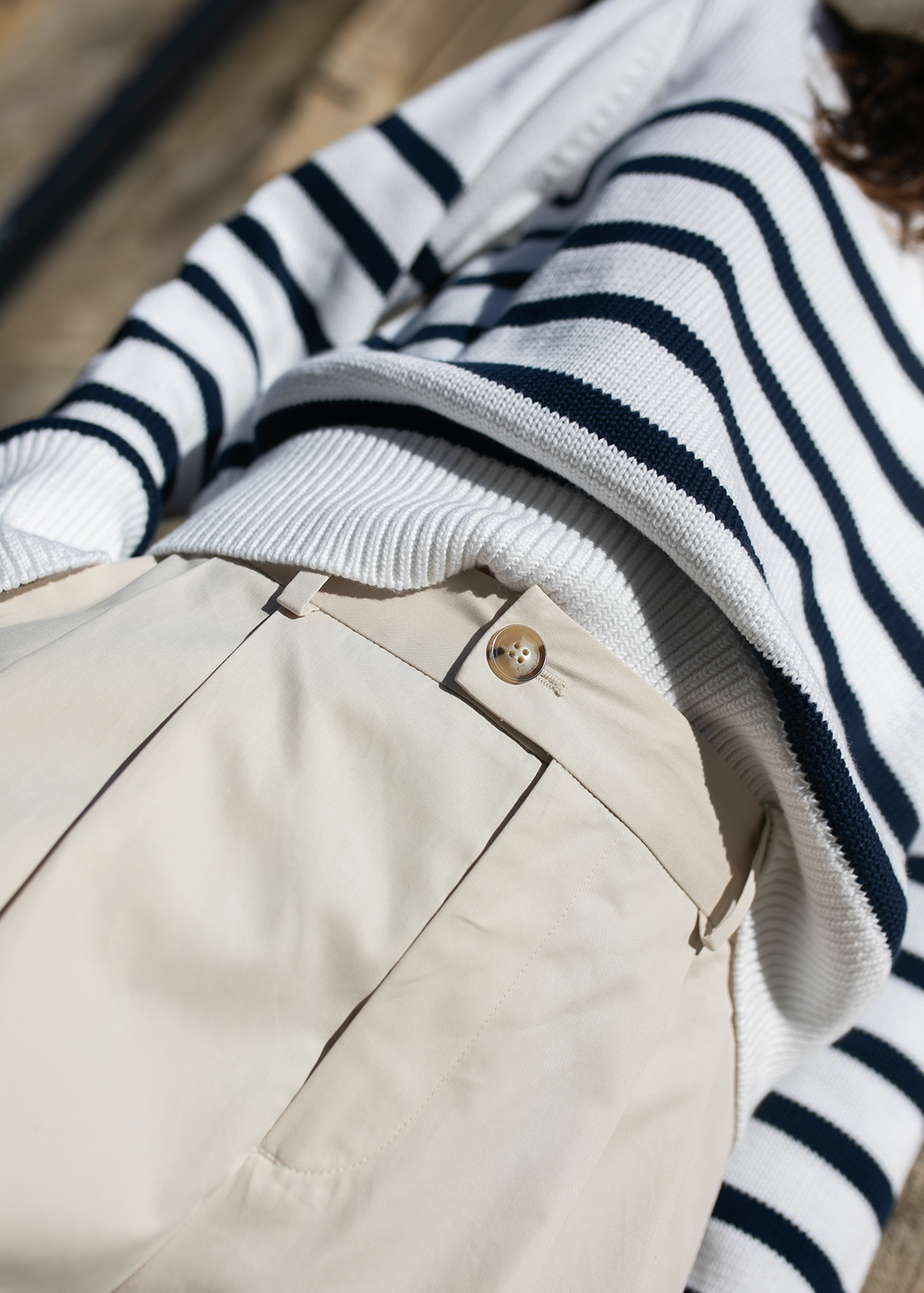 Rampling Trouser: Cotton, Fawn