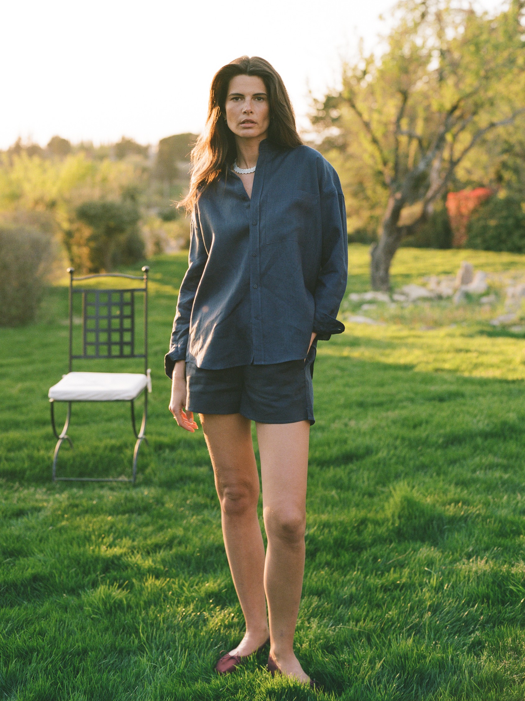 The Weekend: Hemp, Navy in 100% Hemp
