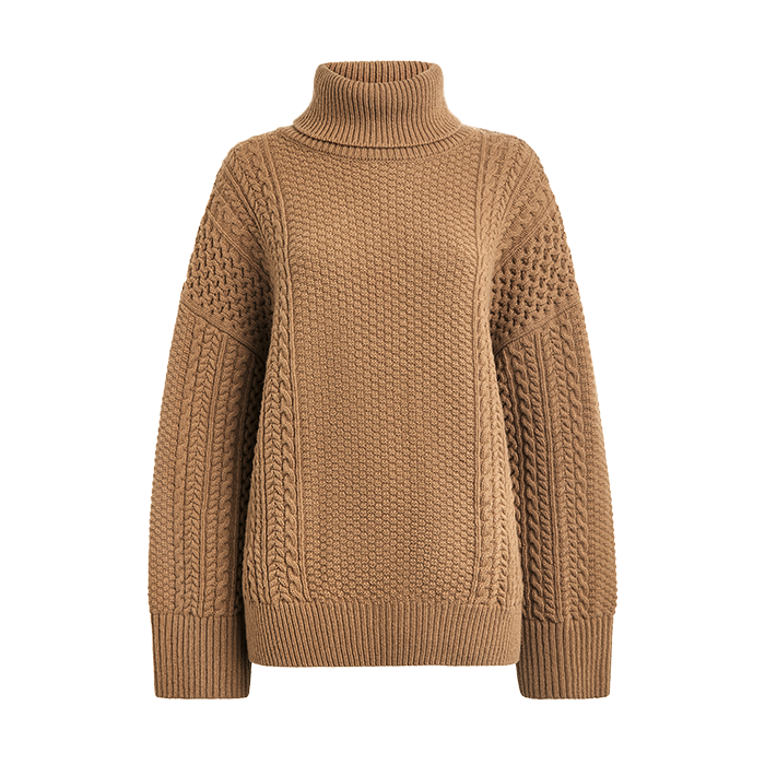 Kelso Jumper: Wool, Caramel