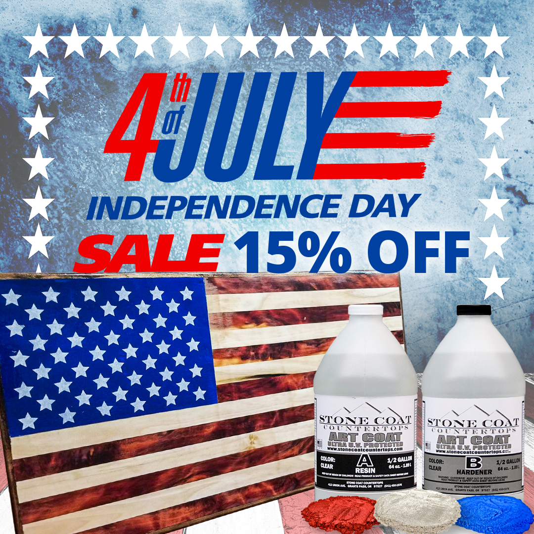 Stock up and save on your next epoxy project! Stone Coat Countertops