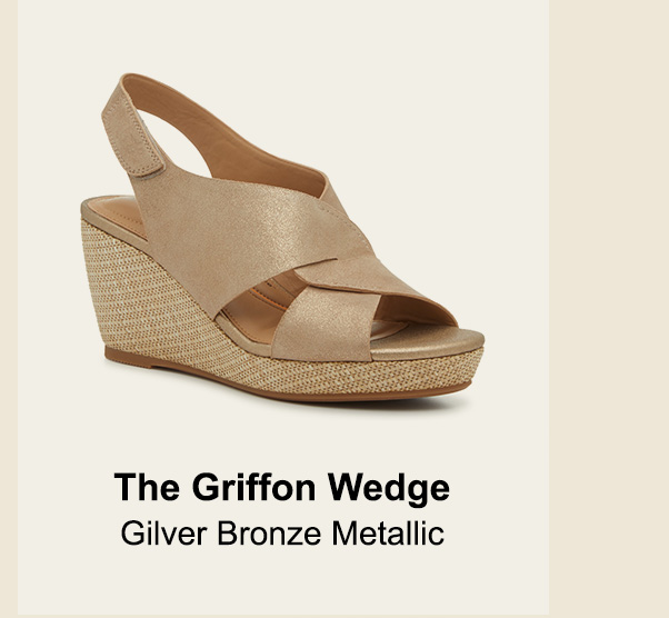 Women's Griffon Wedge - Gilver Bronze Metallic >