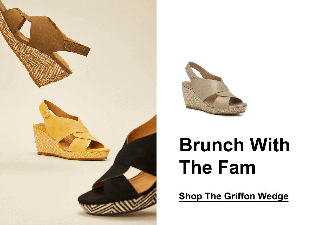 Brunch With The Fam | Shop The Griffon Wedge >