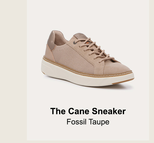 Women's Cane Sneaker - Fossil Taupe >