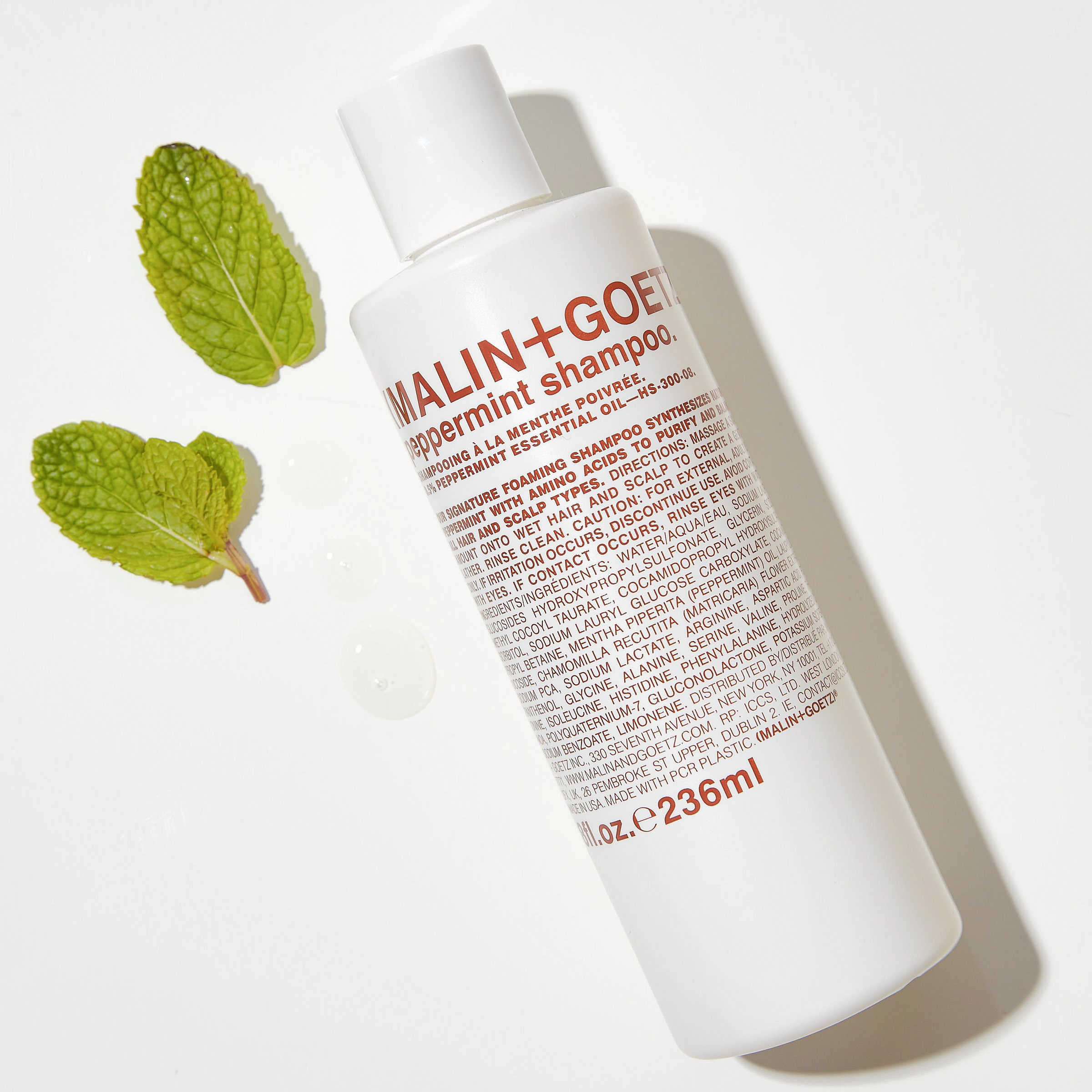 peppermint shampoo.
