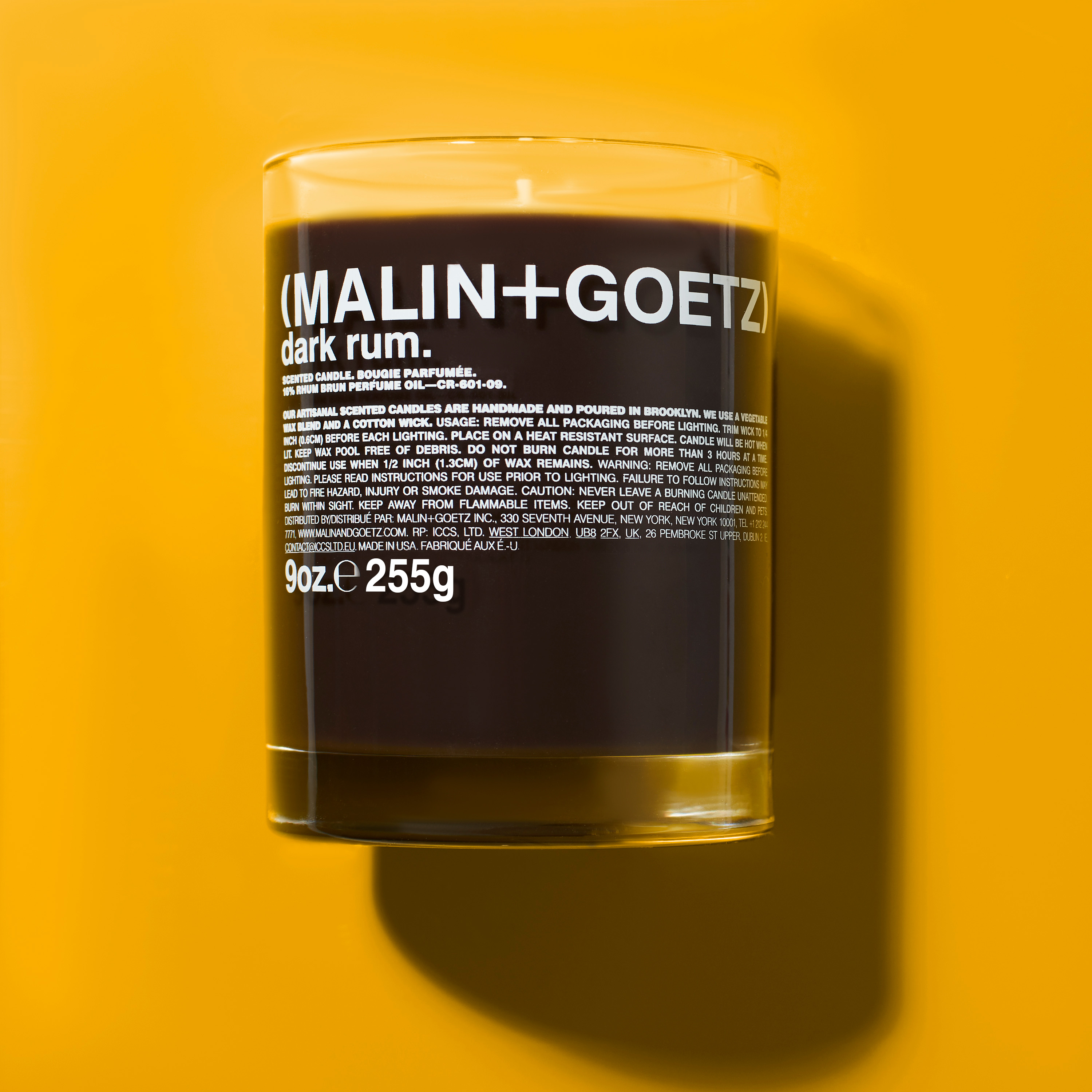 dark rum candle.