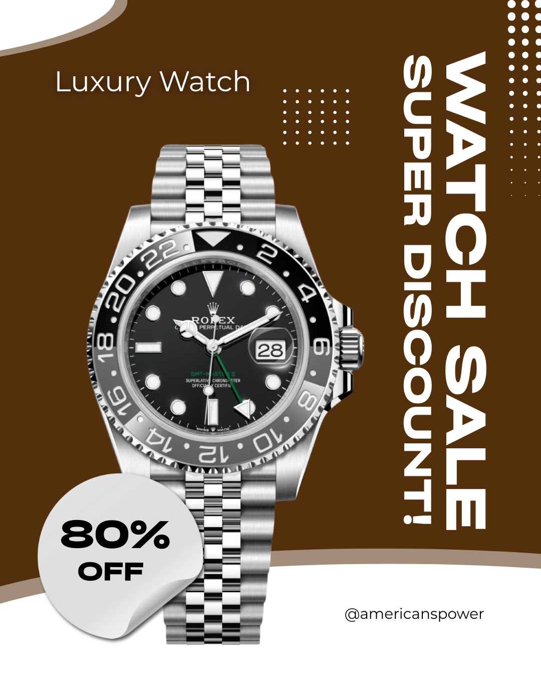 Rolex GMT-Master II 'Bruce Wayne'