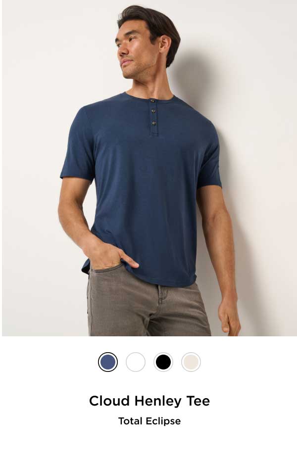 Cloud Henley Tee