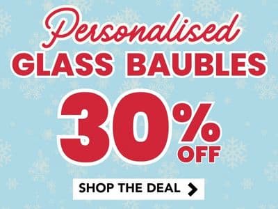 Personalised Glass Baubles