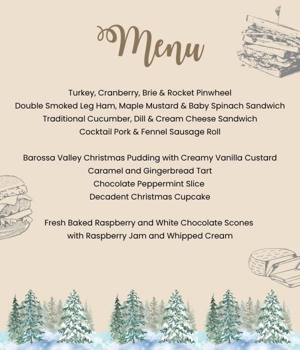 The Art of High Tea Christmas in July Edition