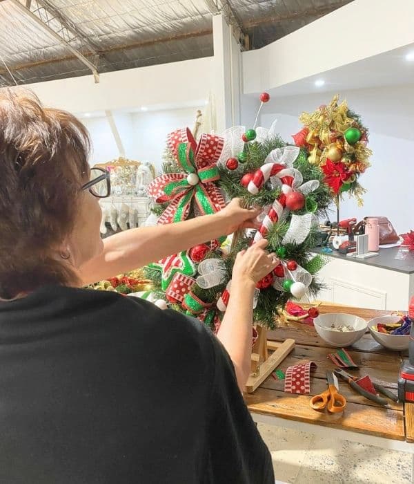 Christmas in July Wreath Making