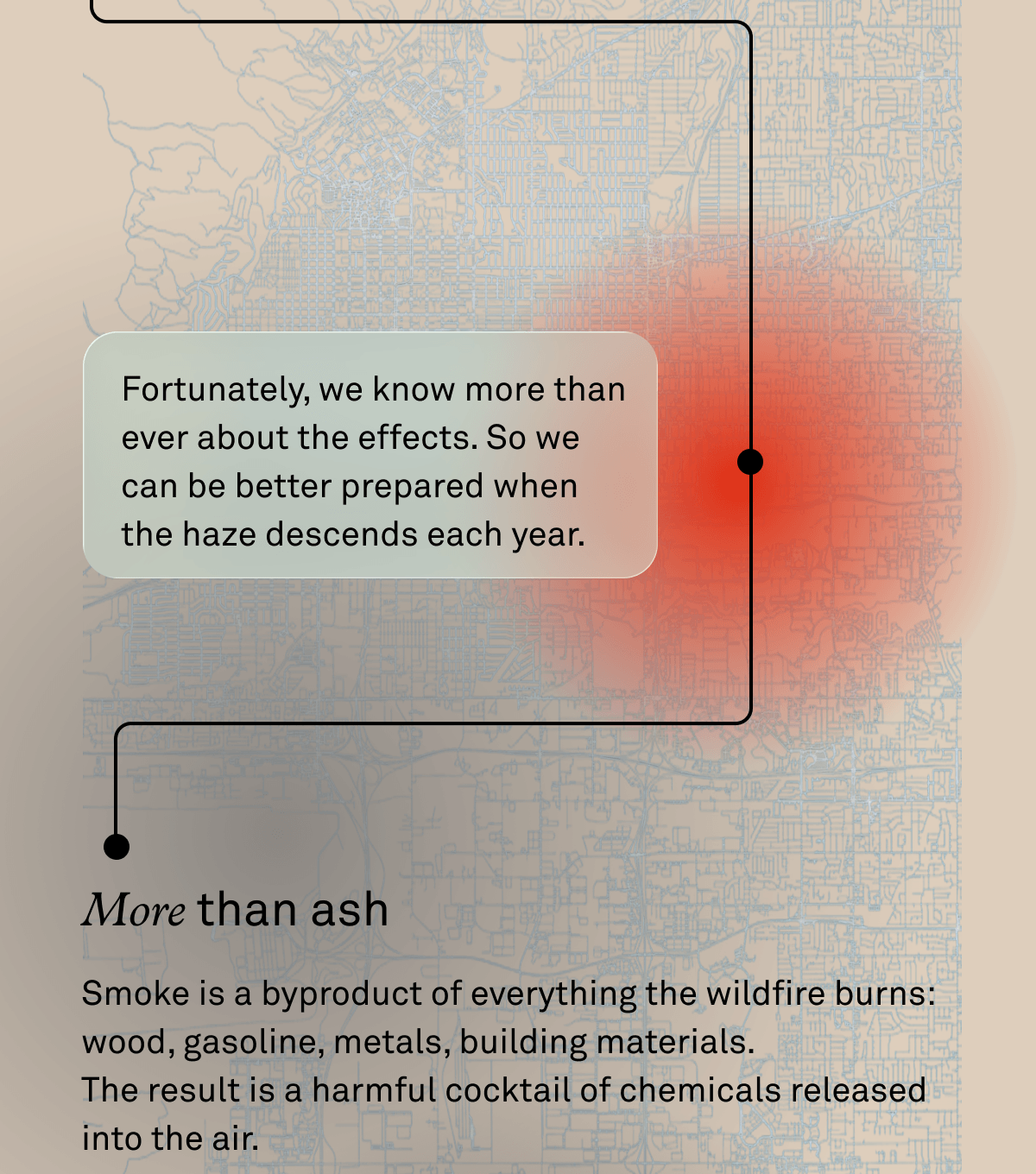 While this limited exposure shouldn't be cause for panic, individuals sensitive to particulate pollution may experience irritation.