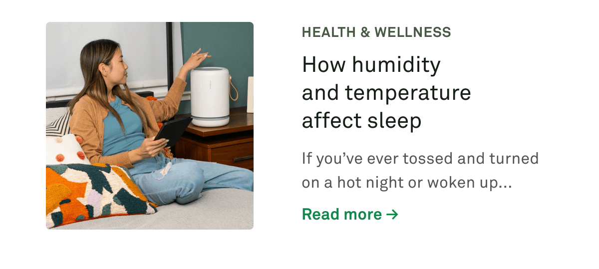 How humidity and temperature affect sleep