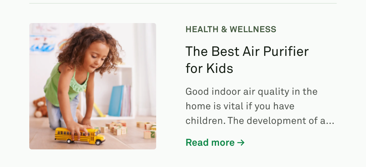 The Best Air Purifier for Kids