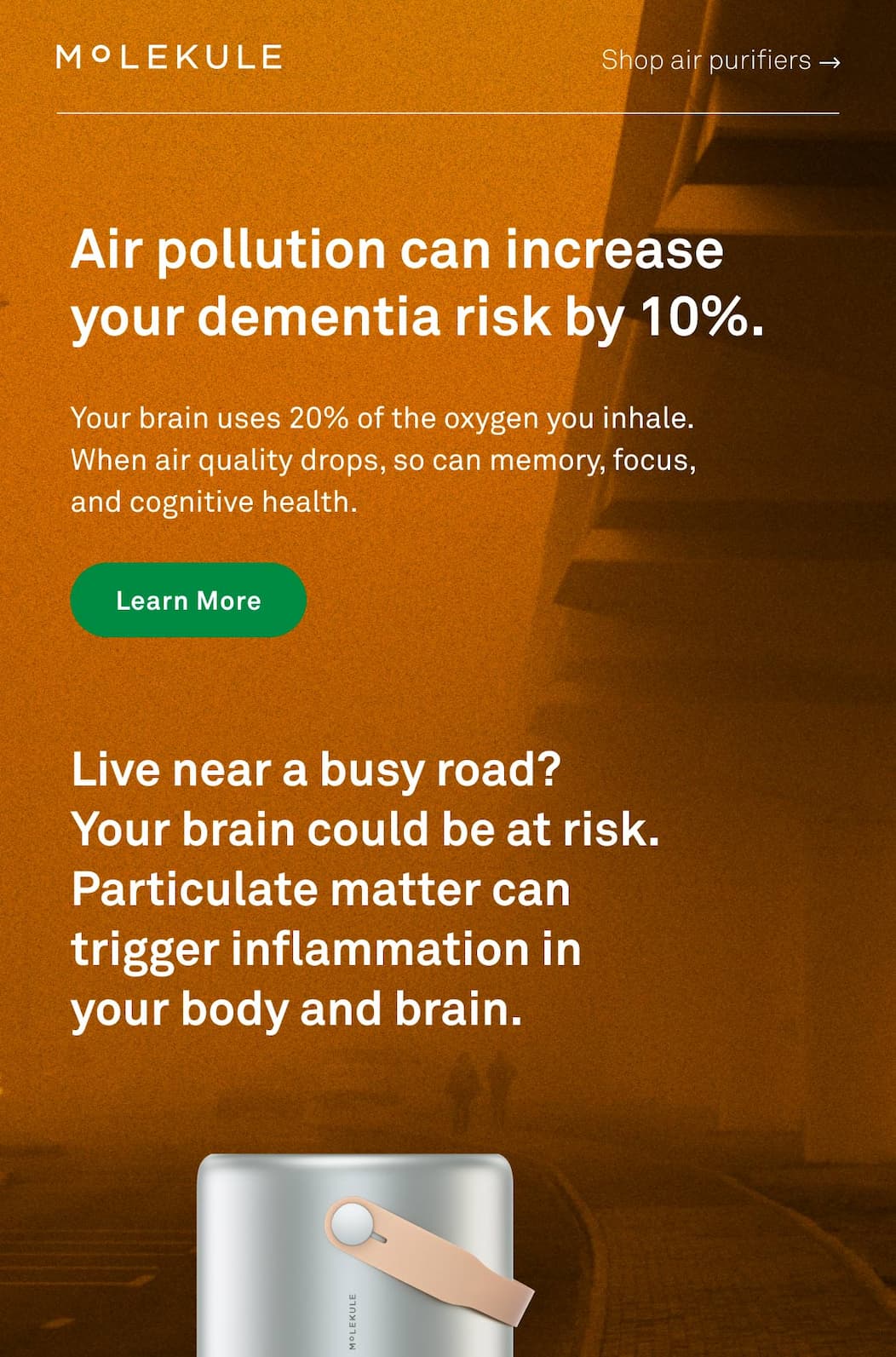 Air pollution can increase your dementia risk by 10%