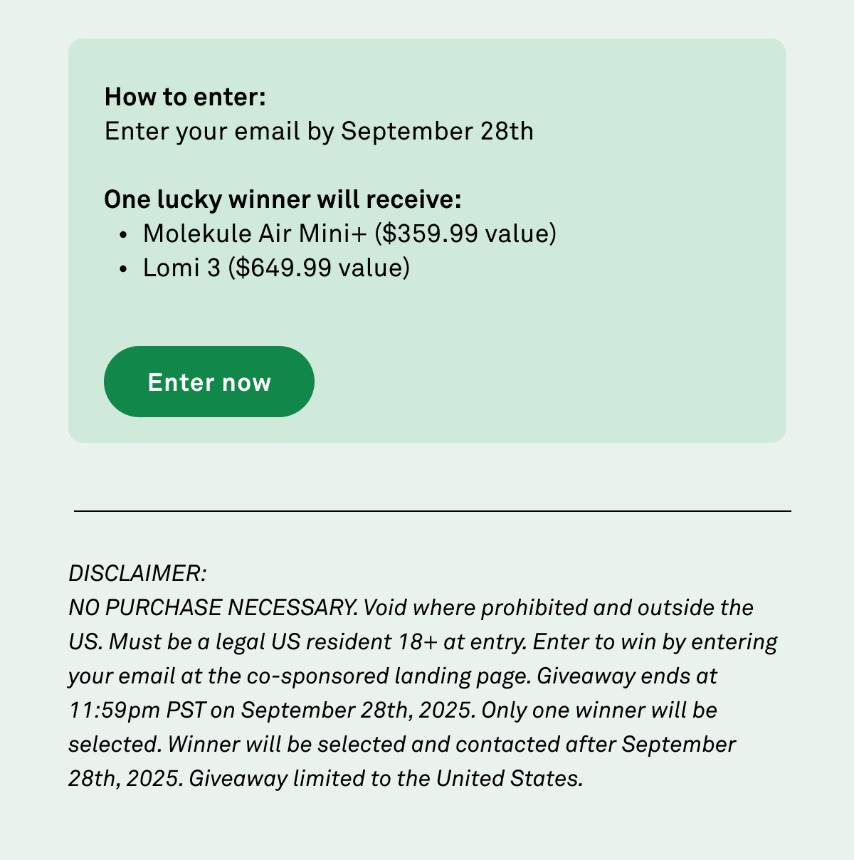 How to enter giveaway How to enter giveaway