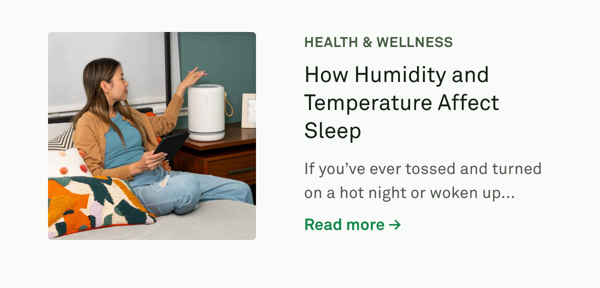 How humidity and temperature affect sleep