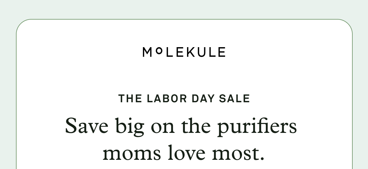 The Labor Day Sale is on: Save big on the purifiers moms love most The Labor Day Sale is on: Save big on the purifiers moms love most