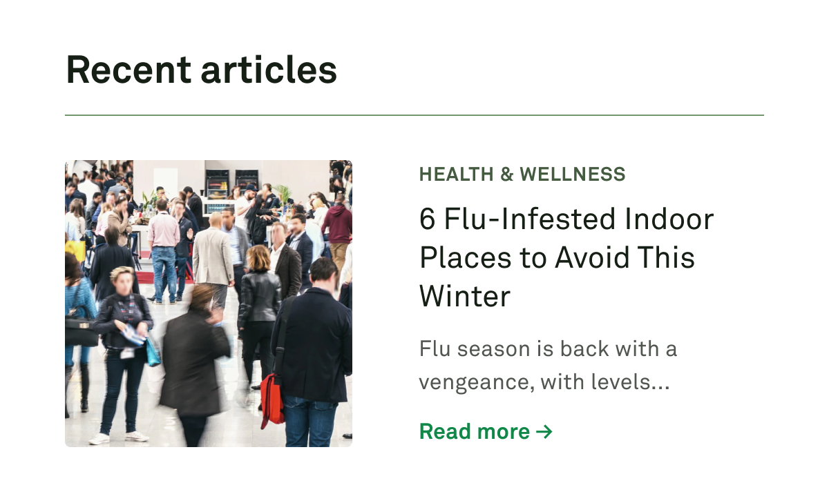 6 Flu-Infested Indoor Places to Avoid This Winter