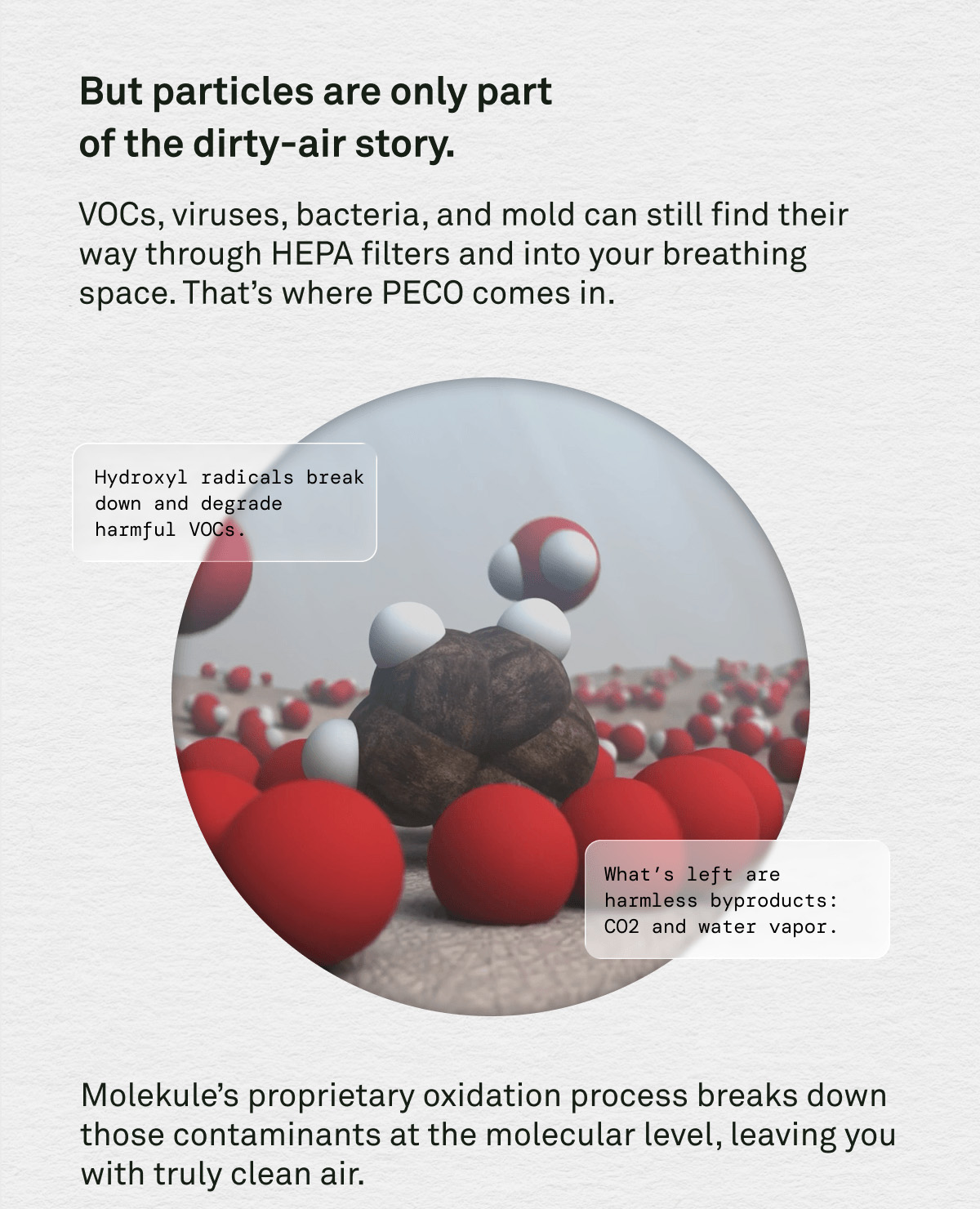 But particles are only part of the dirty air story