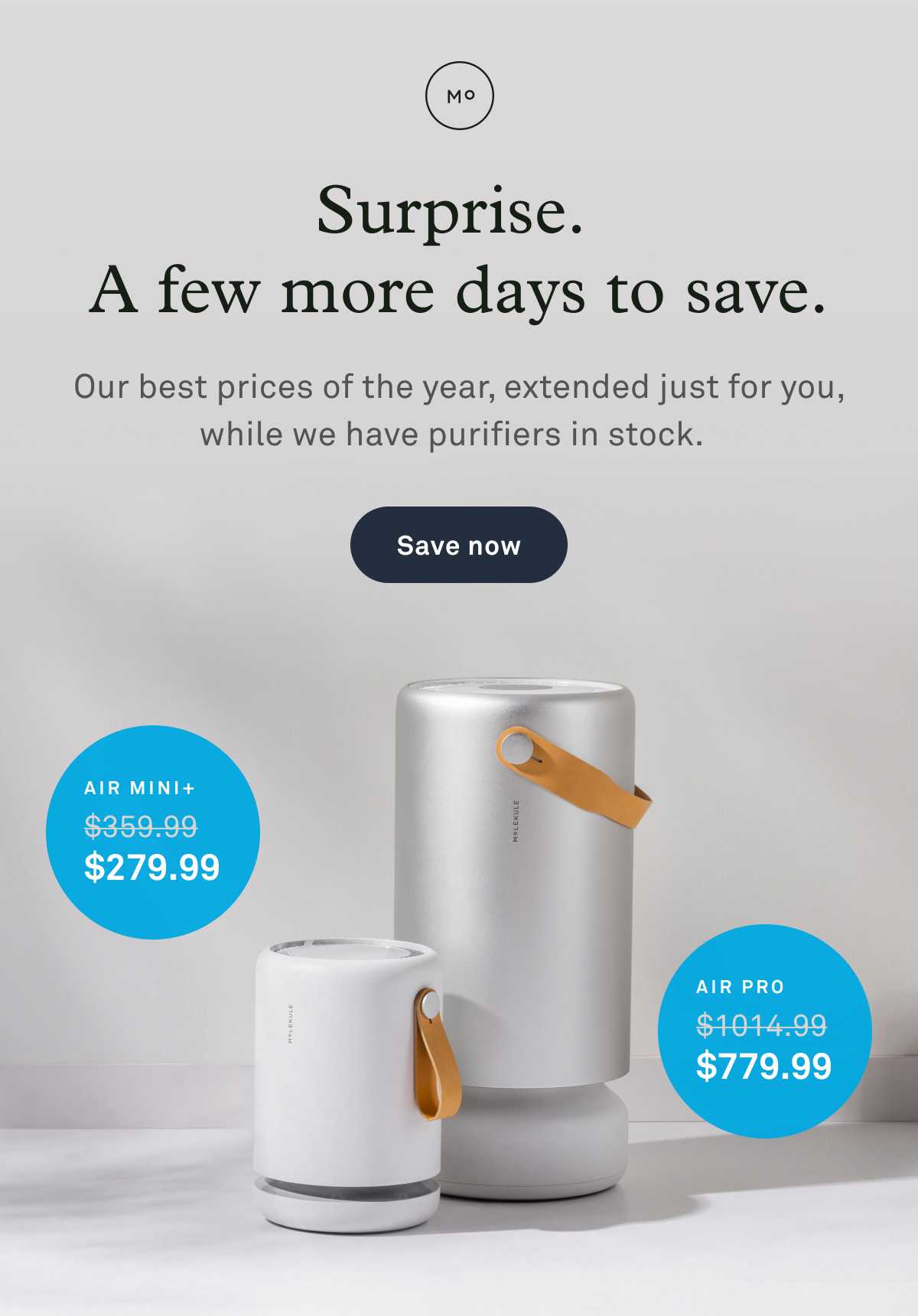Our biggest sale is almost over