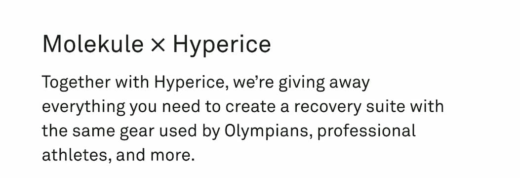 Molekule X Hyperice