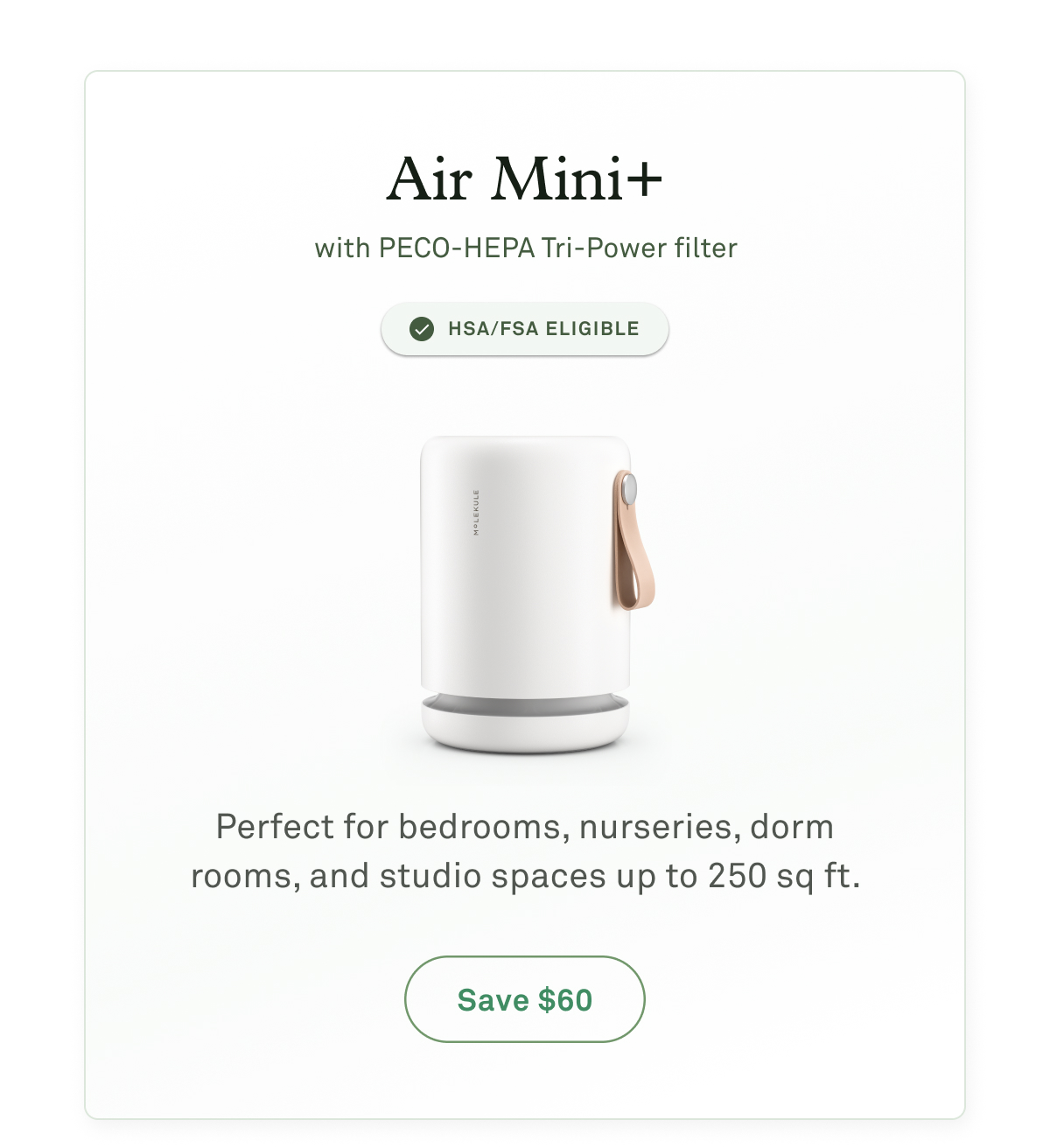 Air Mini+ with PECO-HEPA Tri-Power filter