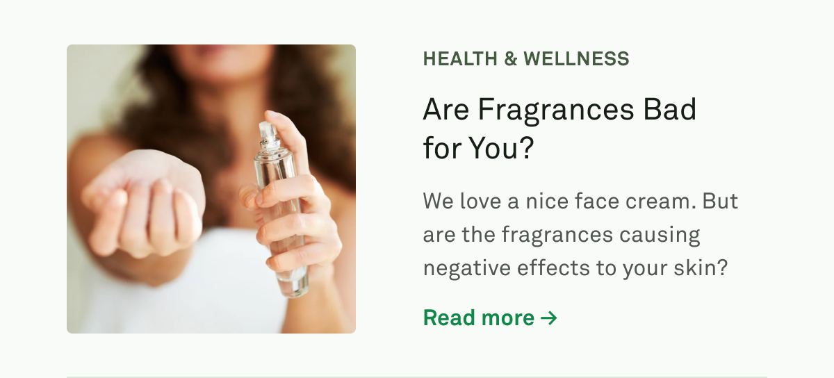 Are fragrances bad for you?
