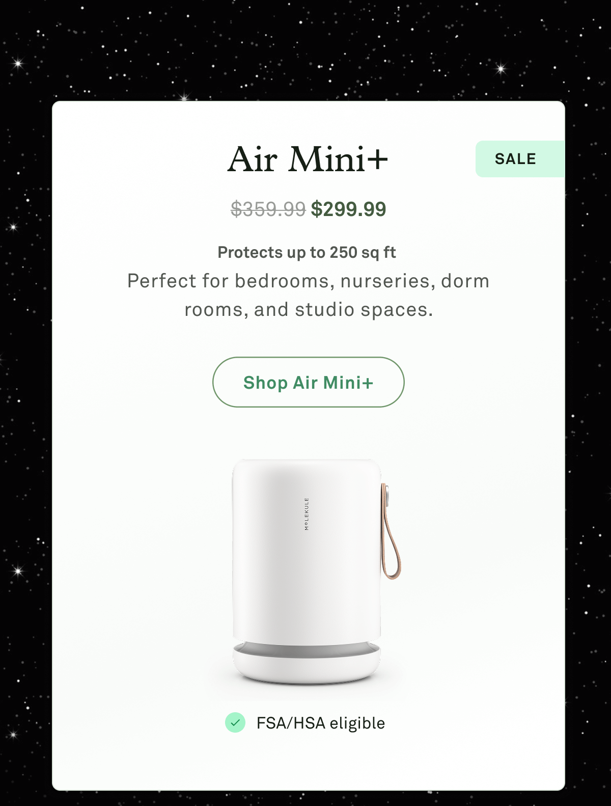 Air Mini+ with PECO-HEPA Tri-Power filter