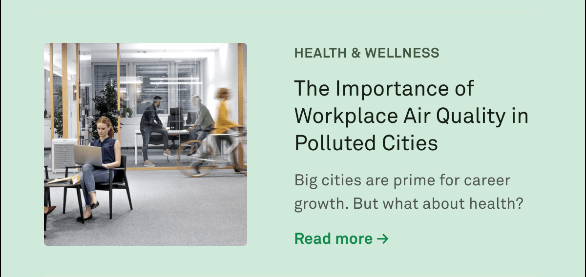 The Importance of Workplace Air Quality in Polluted Cities The Importance of Workplace Air Quality in Polluted Cities