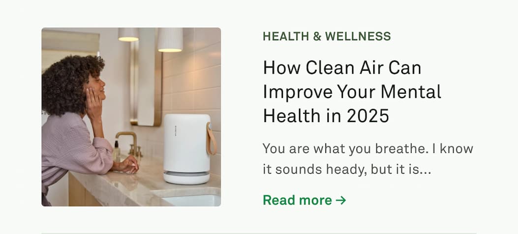 How Clean Air Can Improve Your Mental Health in 2025
