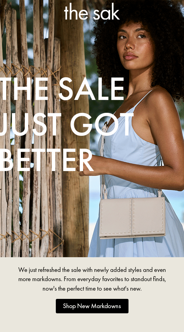 The sale just got better! Shop new markdowns