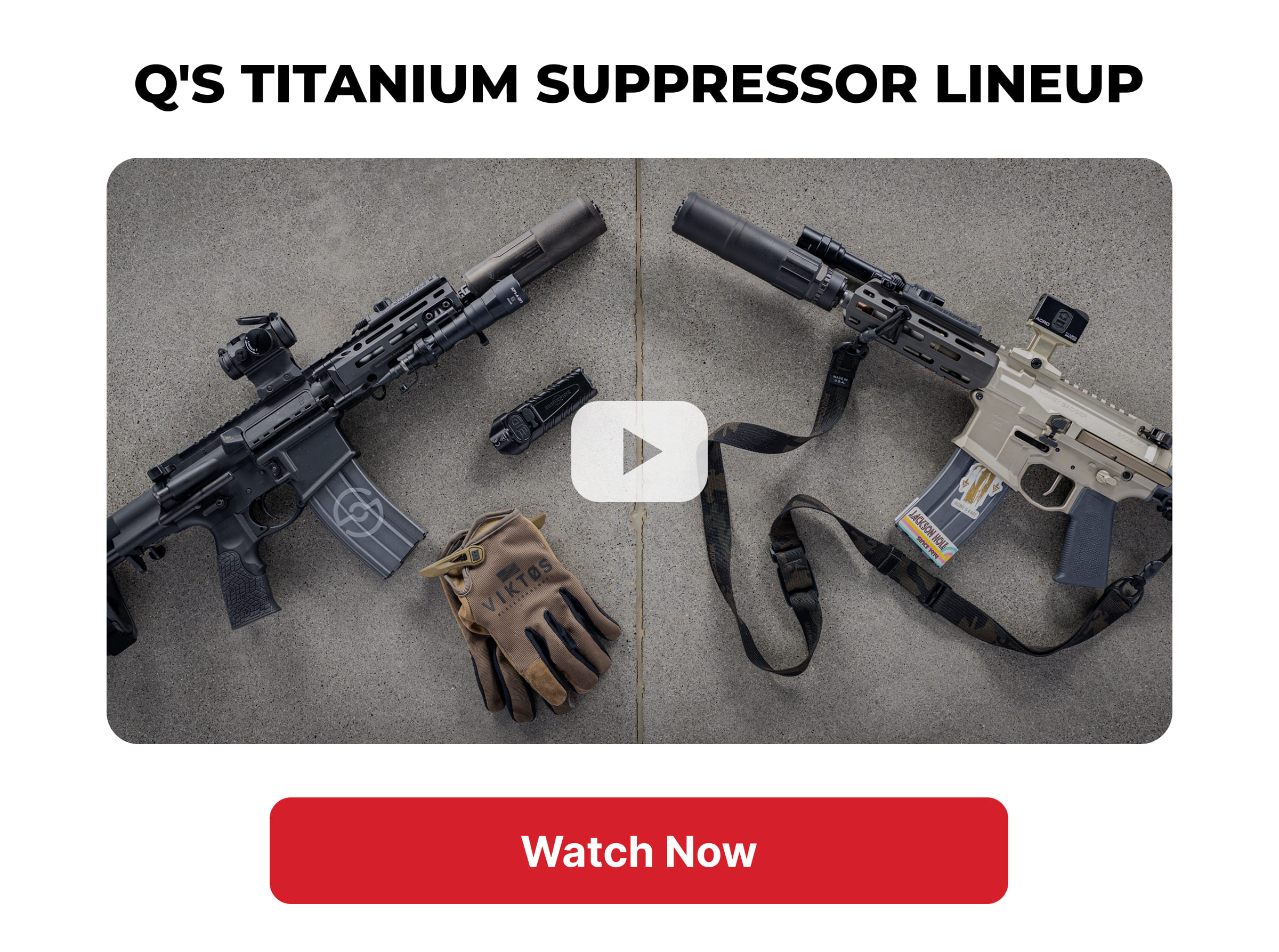 Q's Titanium Suppressor Lineup