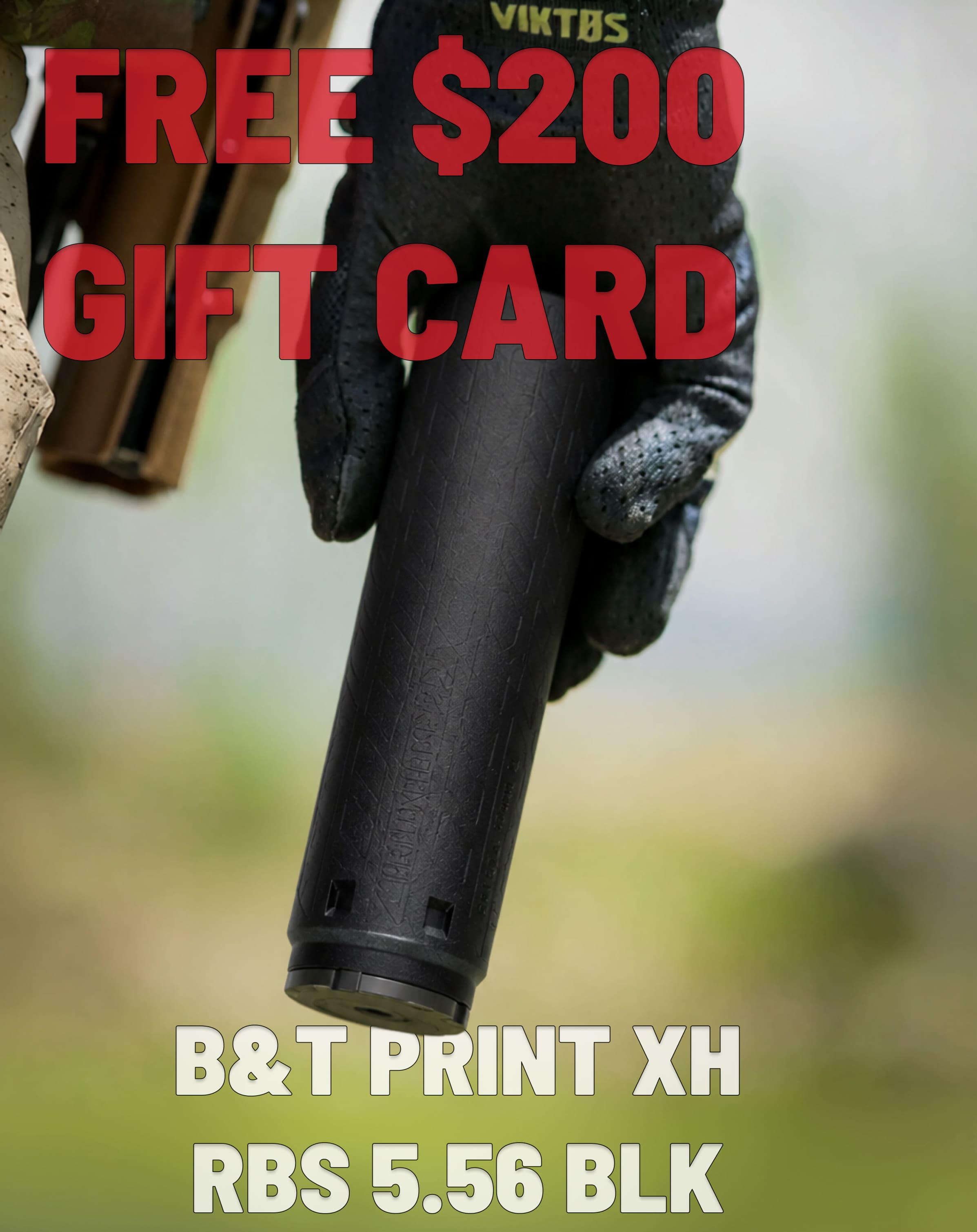 B&T Print XH RBS 5.56 BLK
