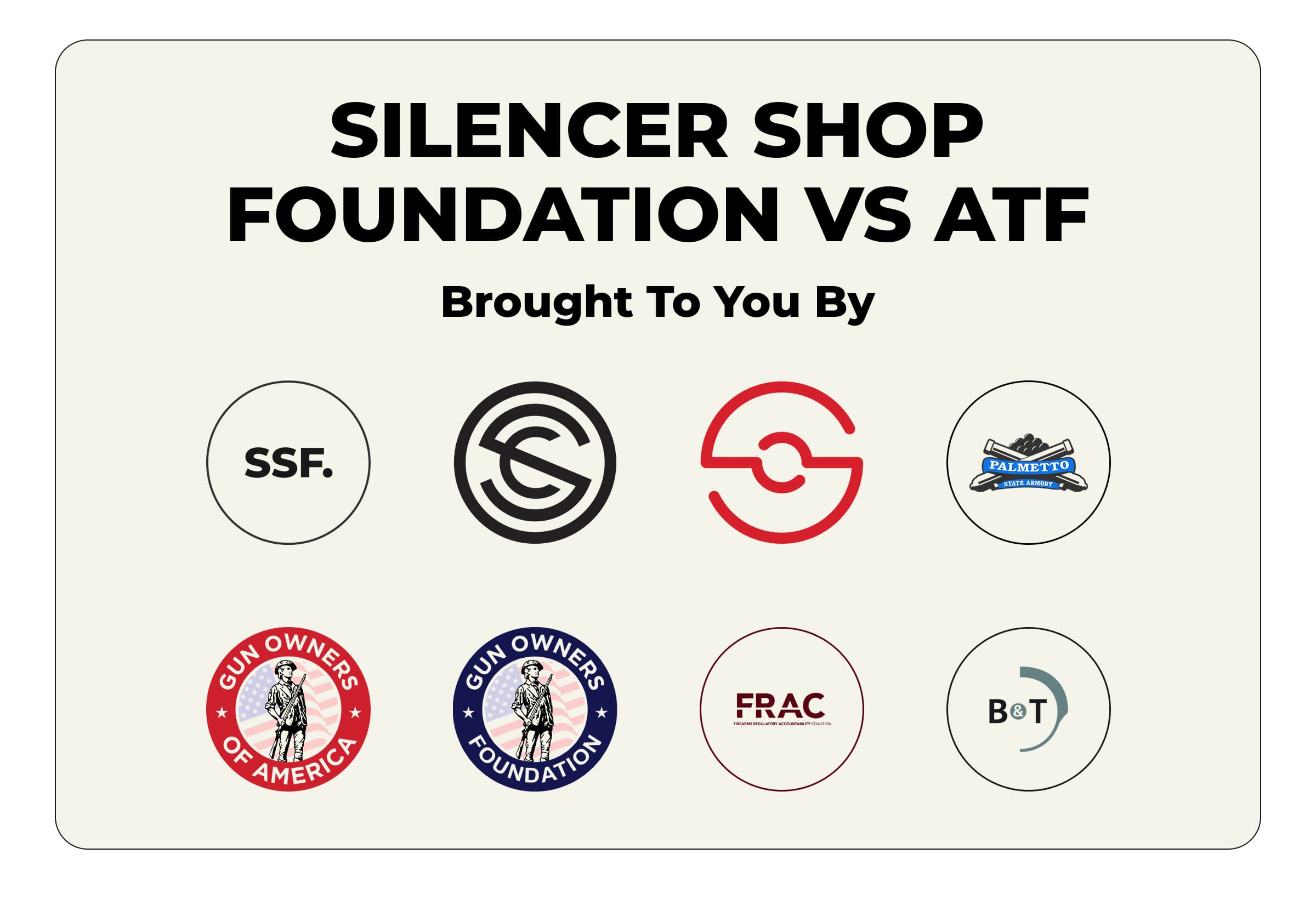 Silencer Shop Foundation VS ATF