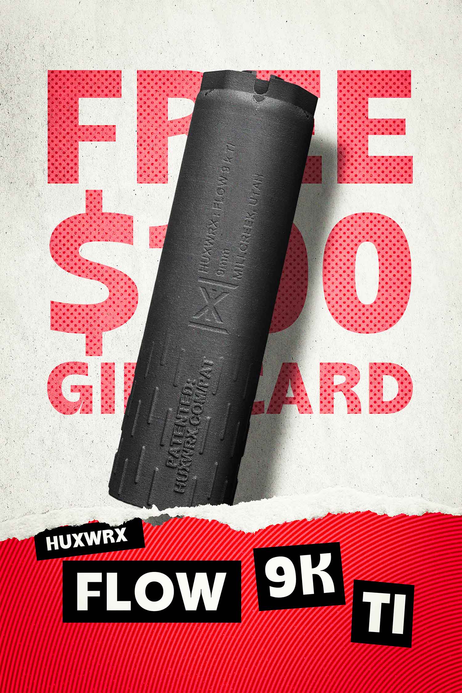 HUXWRX Flow 9k Ti - Free $100 Gift Card