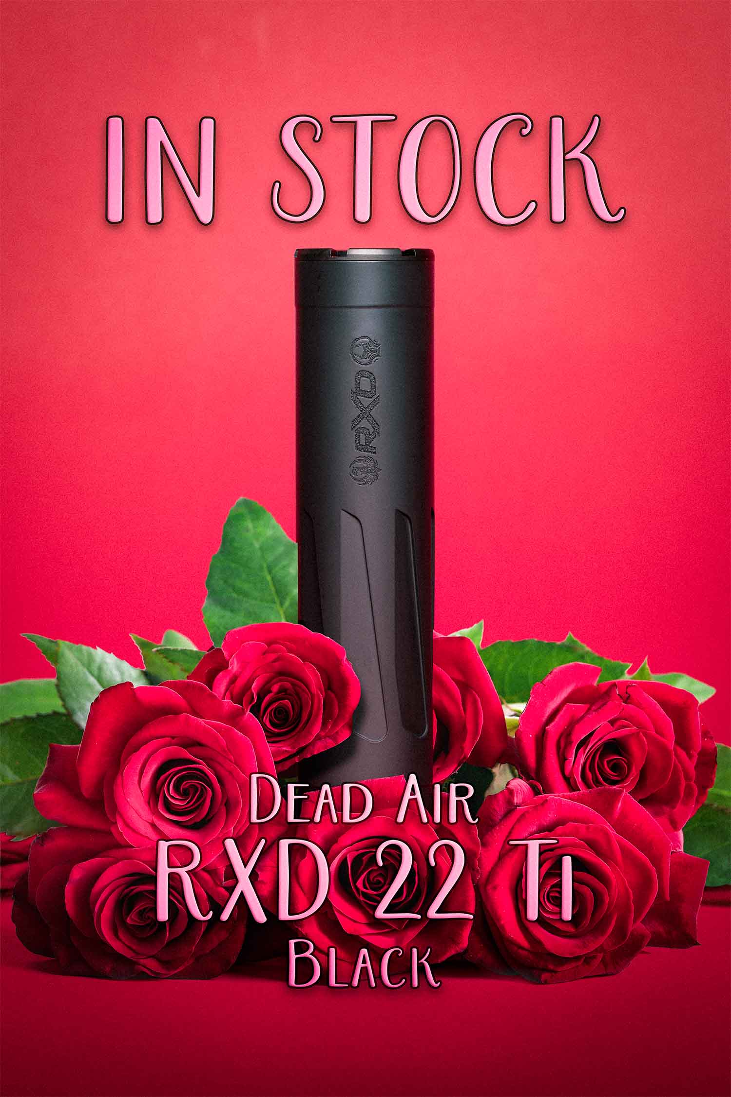 Dead Air RXD 22 Ti BLK - In Stock