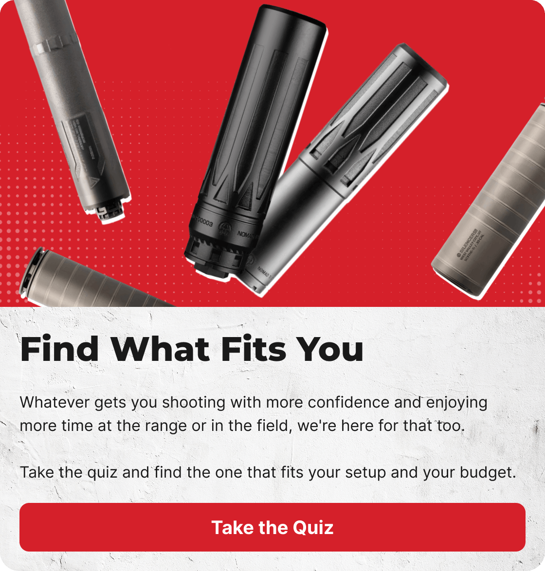 Find What Fits You . Whatever gets you shooting with more confidence and enjoying more time at the range or in the field, we're here for that too. Take the quiz and find the one that fits your setup and your budget. [TAKE THE QUIZ]