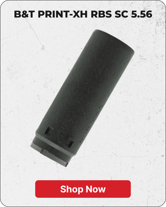B&T PRINT-XH RBS SC 5.56 Suppressor