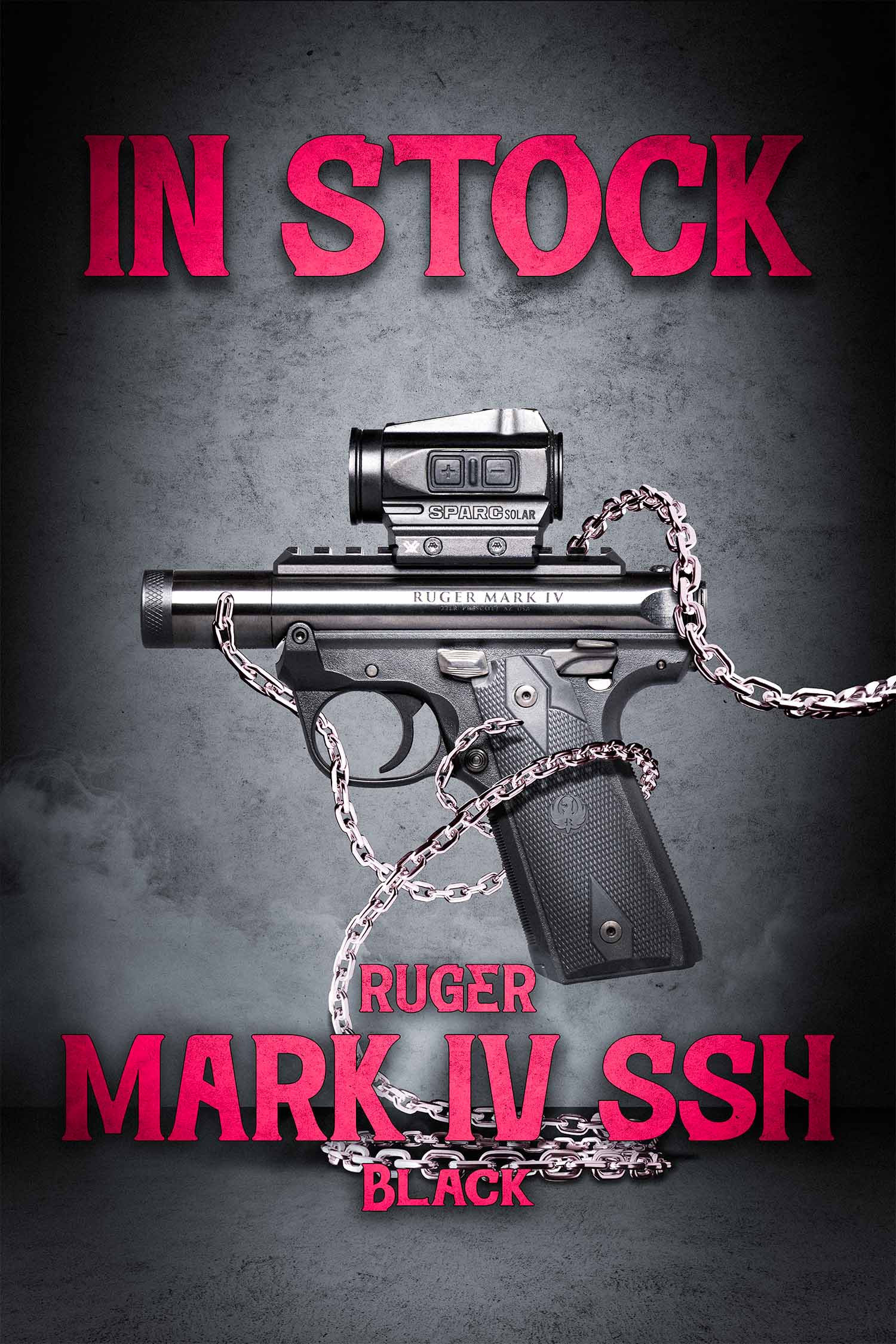 Ruger Mark IV SSH BLK - In Stock