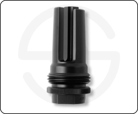 Product photo: SilencerCo ASR Flash Hider – QD Ready 3-Prong Suppressor Mount