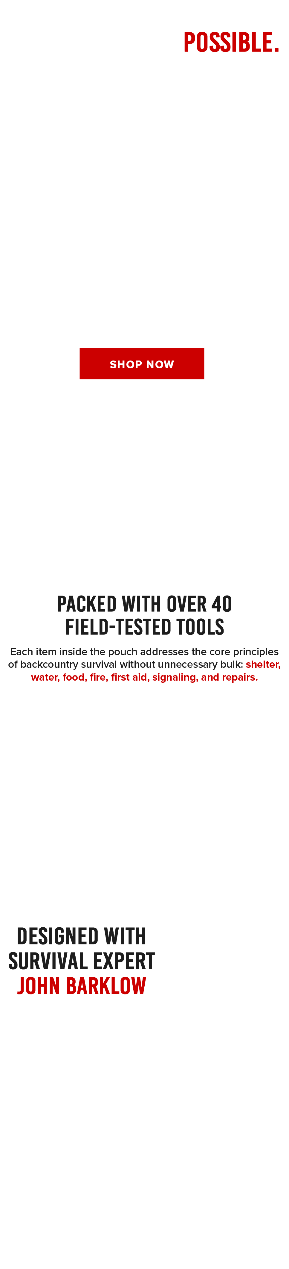 The Possibles Pouch lightweight backcountry first aid kit - $10 off in cart