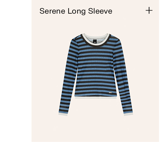 serene stripe tee